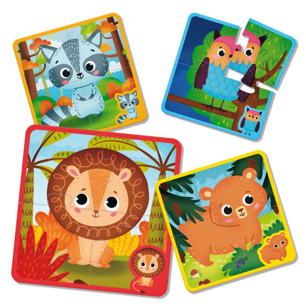 MONTESSORI BABY-PUZZLE DODIRNI I OSJETI 