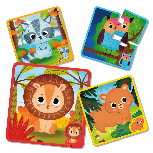 MONTESSORI BABY-PUZZLE DODIRNI I OSJETI 