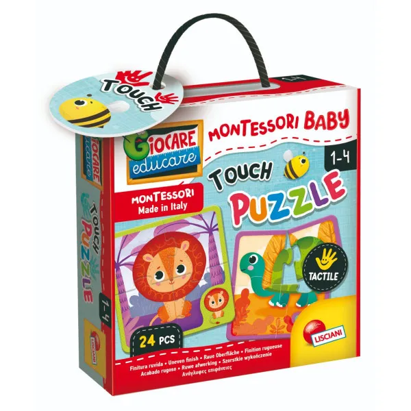 MONTESSORI BABY-PUZZLE DODIRNI I OSJETI 