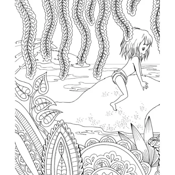 Knjiga o džungli - bojanka 