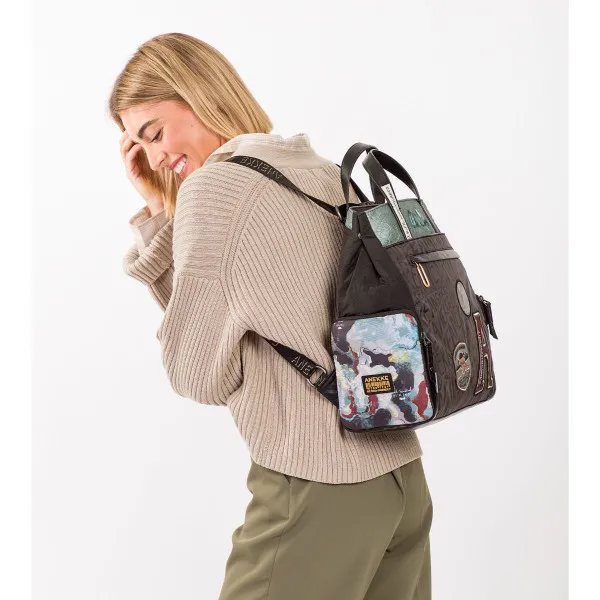 RUKSAK ANEKKE TEKSTIL 35875-209-WOODS NATURE 