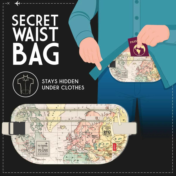 Torbica oko struka-TRAVEL WBAG0001 