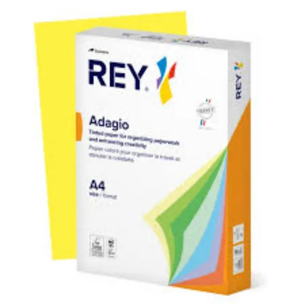 PAPIR COPY REY ADAGIO A4 80GR YELLOW SYLVAMO 