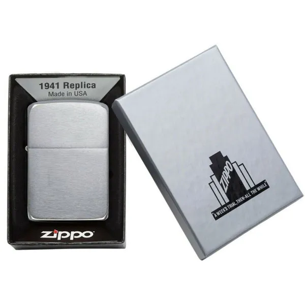 ZIPPO UPALJAČ 1941 VINTAGE CHROME LTR 