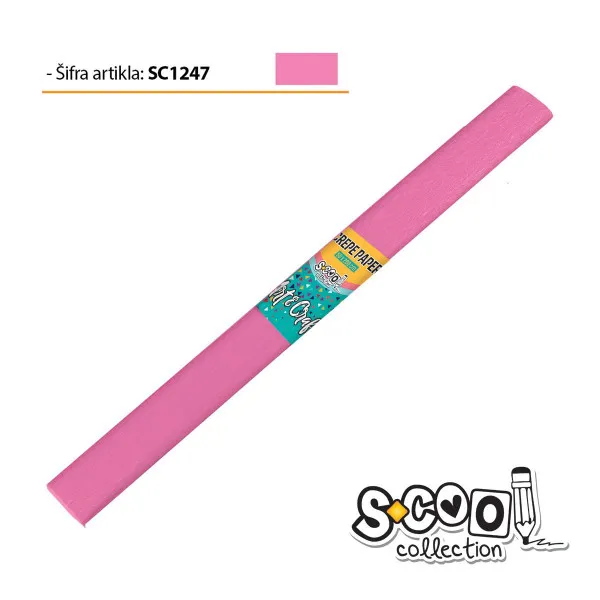 KREP PAPIR S-COOL ROZI 50*200 SC1247 