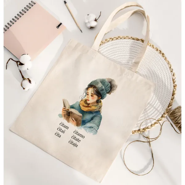 TORBA ZA ŠOPING BOMBAŽ KOLOR PRINT 
