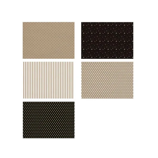 UKRASNI PAPIR  KRAFT BLACK 