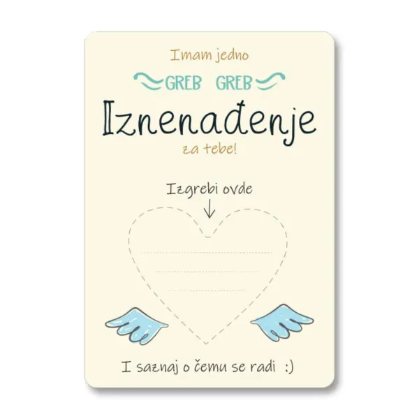 ČESTITKA GREB GREB IZNENAĐENJE CLASIC 