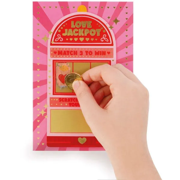 ČESTITKA GREBALICA - LOVE JACKPOT 