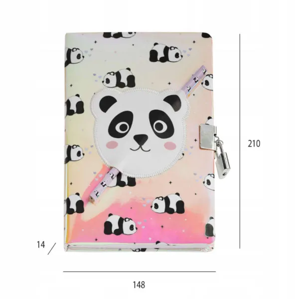 DNEVNIK HOLOGRAPHIC PANDA B2F 