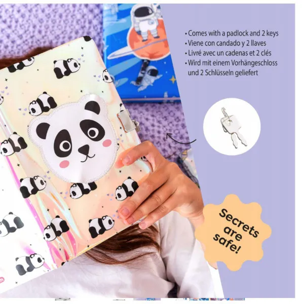 DNEVNIK HOLOGRAPHIC PANDA B2F 