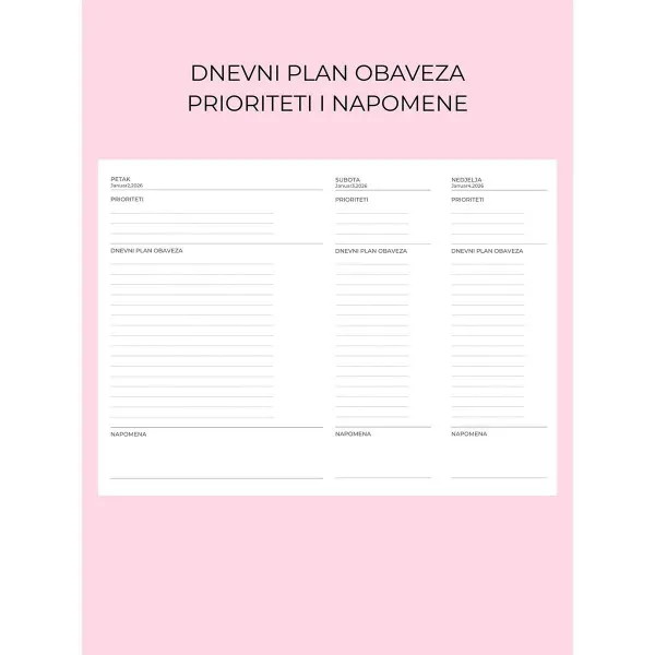 PLANER CRNO BIJELI MODA I TAKO TO 