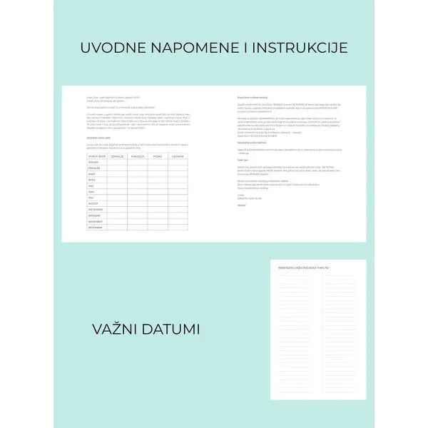 PLANER ROZE BIJELI MODA I TAKO TO 