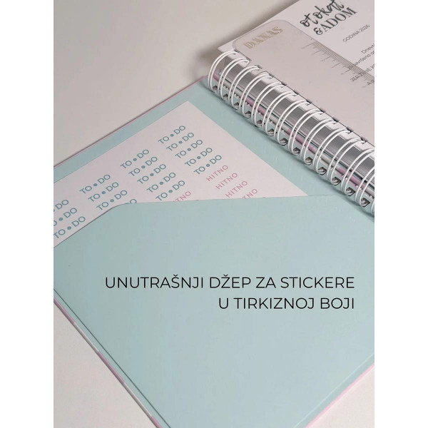 PLANER ROZE BIJELI MODA I TAKO TO 
