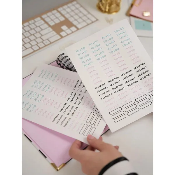 PLANER ROZE BIJELI MODA I TAKO TO 