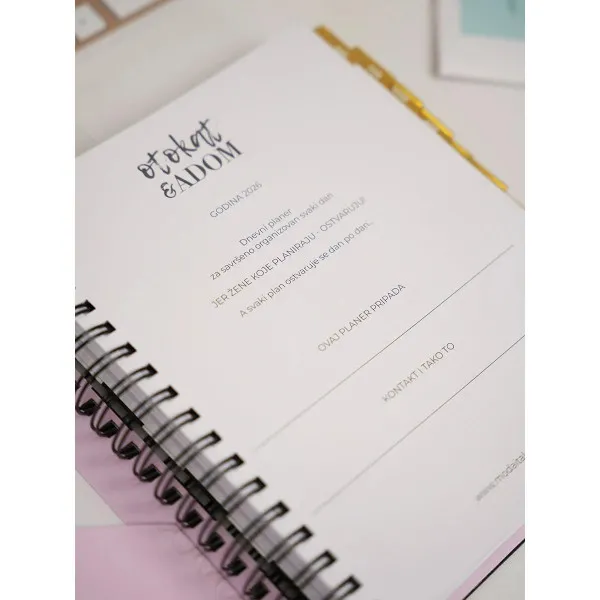 PLANER ROZE BIJELI MODA I TAKO TO 