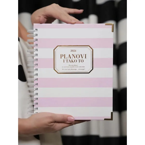 PLANER ROZE BIJELI MODA I TAKO TO 