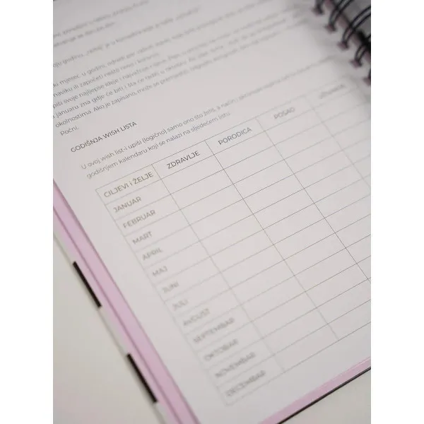 PLANER ROZE BIJELI MODA I TAKO TO 