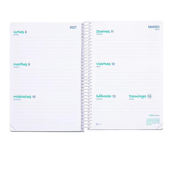 PLANER PLUS W/V FLOWERY 26_27 