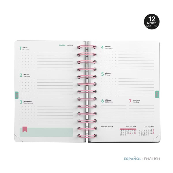 PLANER ACTIVA W/V ECHINACEA 26_27 