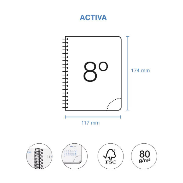 PLANER ACTIVA D/P LAB BLACK 26_27 