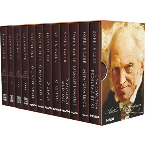 Komplet knjiga Artur Šopenhauer 1-12 