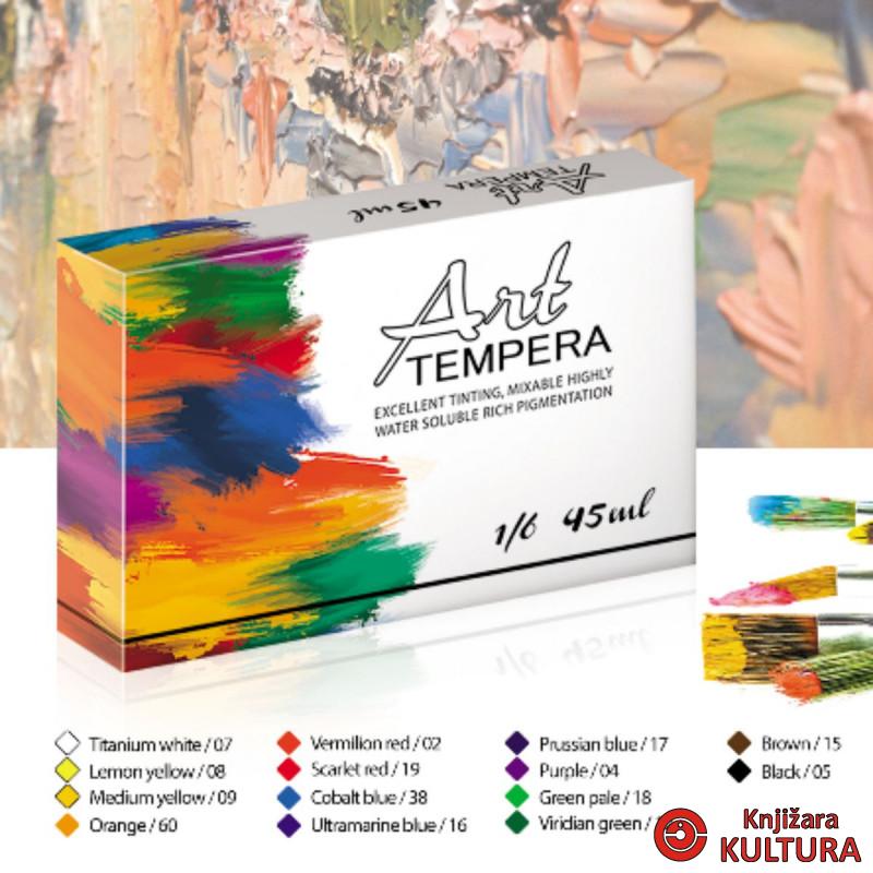 TEMPERA 45ml VERM.CRVENA 