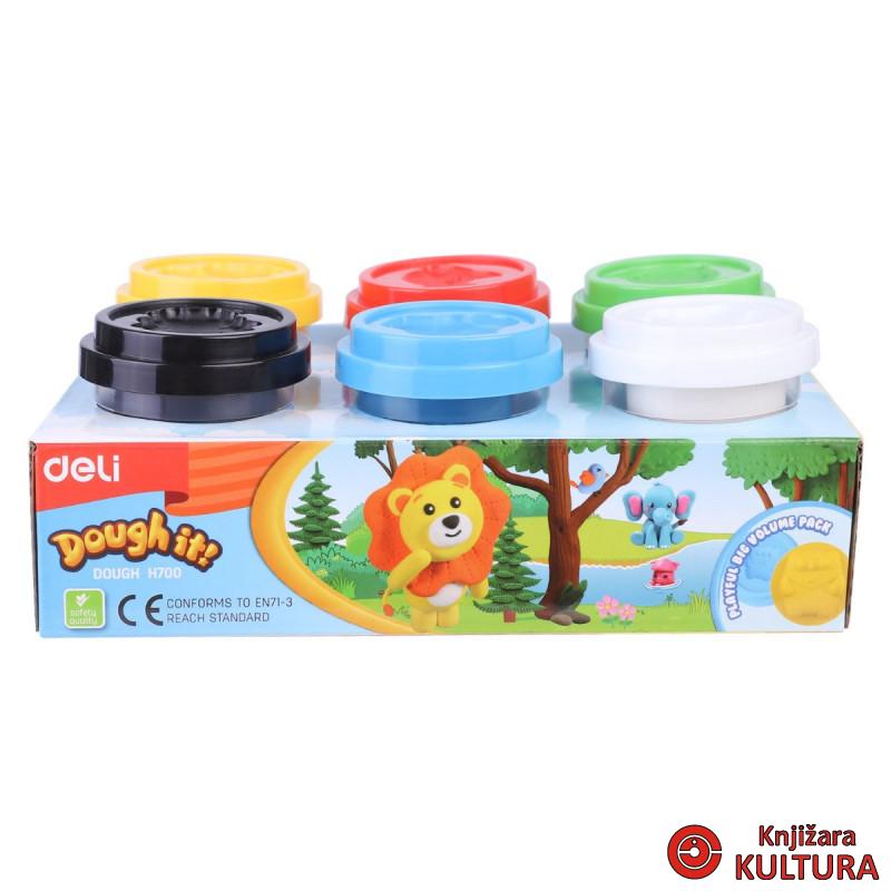MASA ZA MODELIRANJE DELI 56g 6BOJA ULTRA LAKA EH700 