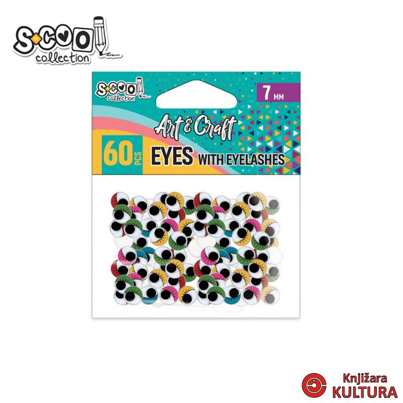 KRAFT S-COOL OČI SA TREPAV.MIX BOJA 7mm 1/60 SC2030 