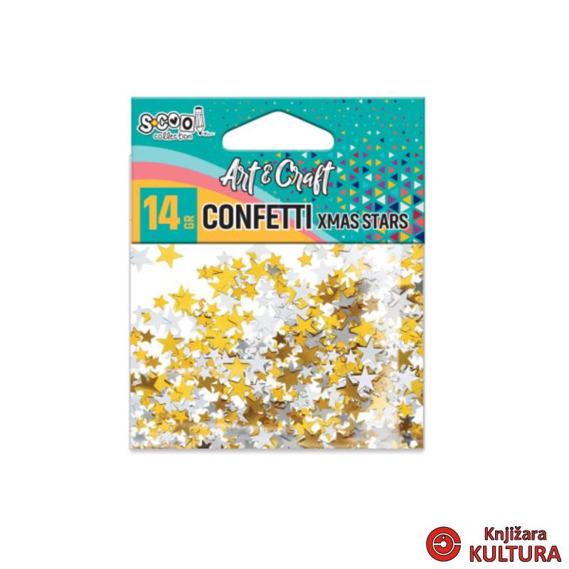 KRAFT KONFETE BOŽIĆNE ZVJEZDICE SC2596 