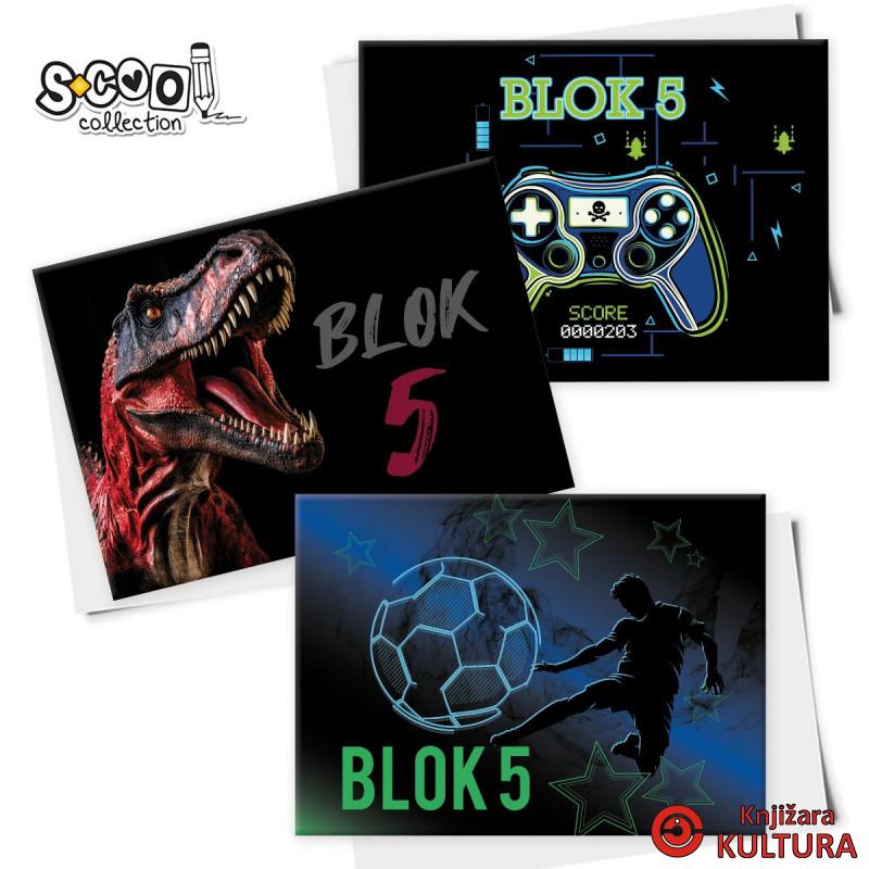 BLOK ZA CRTANJE BR.5 MUSKI MOTIVI SC3531 