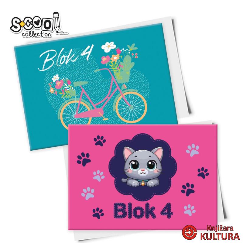 BLOK ZA CRTANJE BR.4 ZENSKI MOTIVI SC3532 