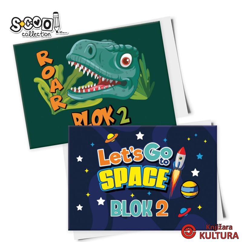 BLOK ZA CRTANJE BR.2 MUSKI MOTIVI SC3537 
