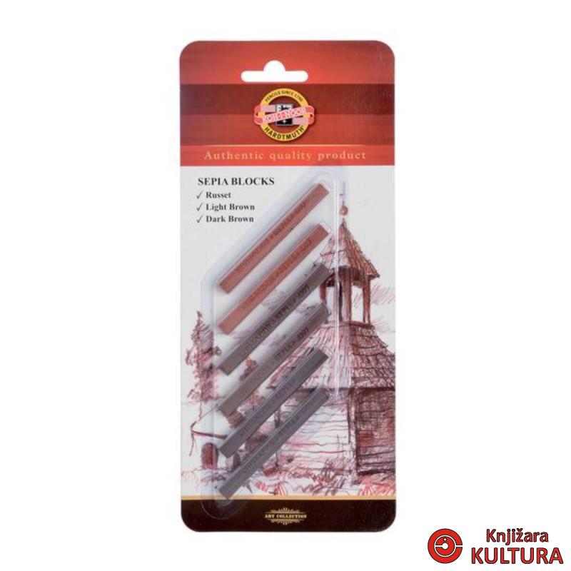 GRAFITNI BLOK SEPIA 4392 SET 