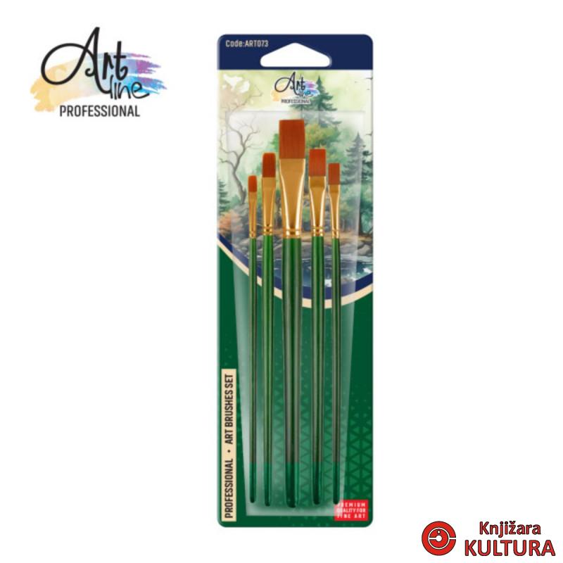 ČETKICE SET UMJET. FLAT 2+6+8+10+12 ART073 