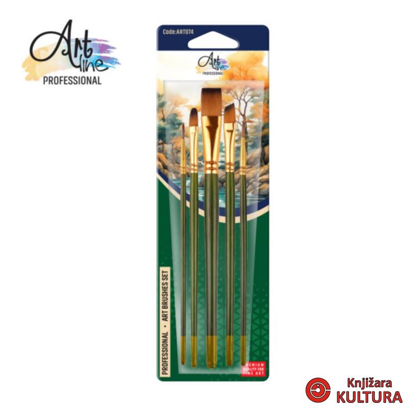 ČETKICE SET UMJET. 2+4+6+10+12 ART074 