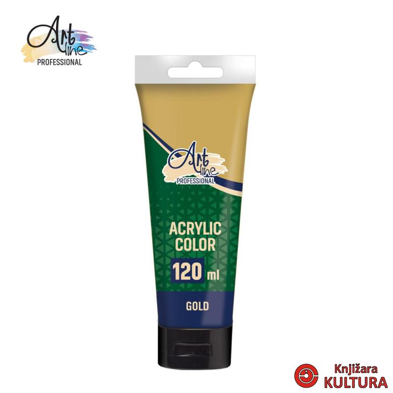 AKRILNA BOJA S-COOL 120ML  GOLD 