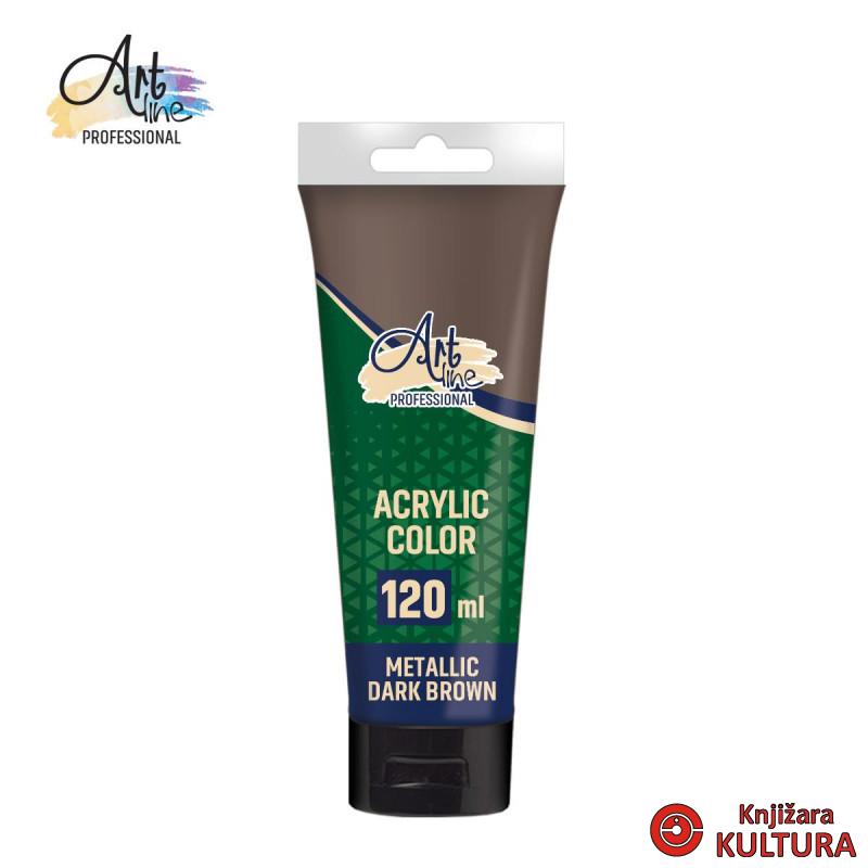 AKRILNA BOJA S-COOL 120ML  METALLIC DARK BROWN 