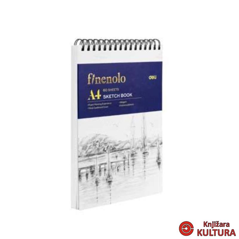 BLOK ZA CRTANJE DELI SKETCH BOOK A4 60l 160gr EC276 