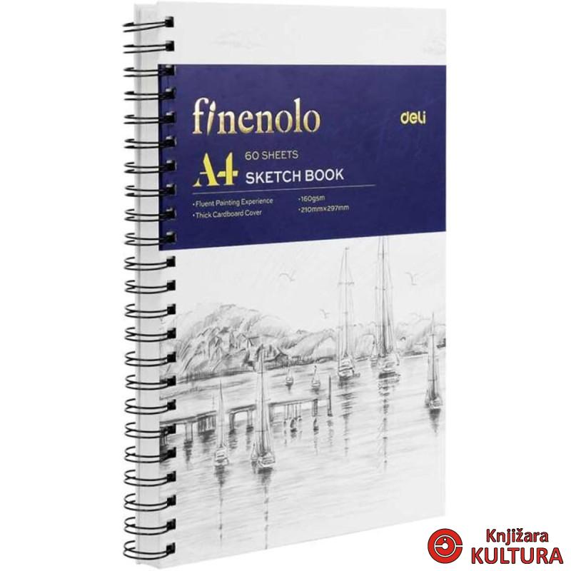BLOK ZA CRTANJE DELI SKETCH BOOK A4 60l 160gr EC275 