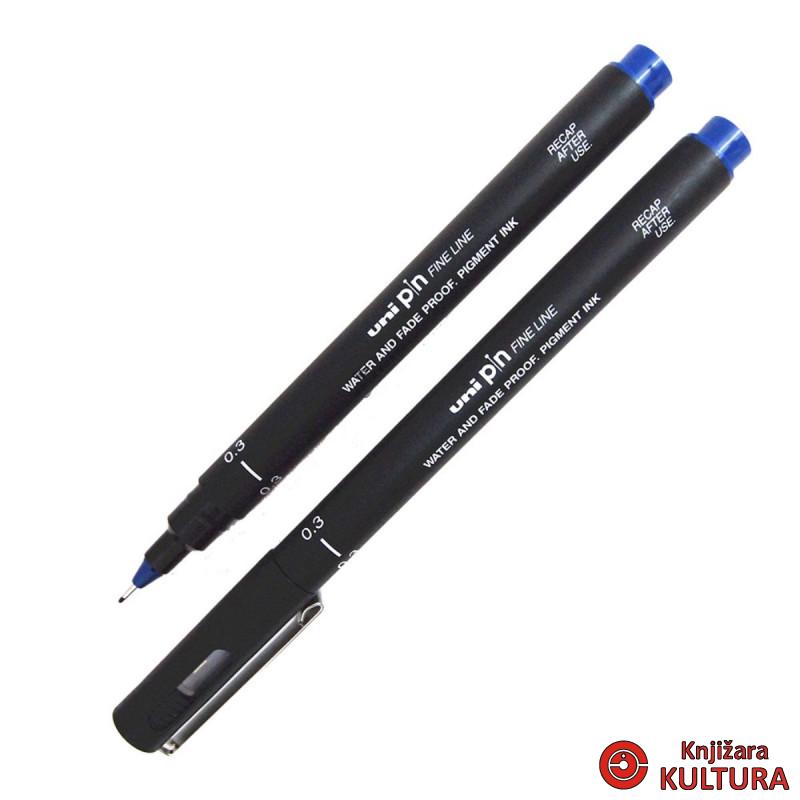 MARKER UNI PIN 03-200 BLUE 