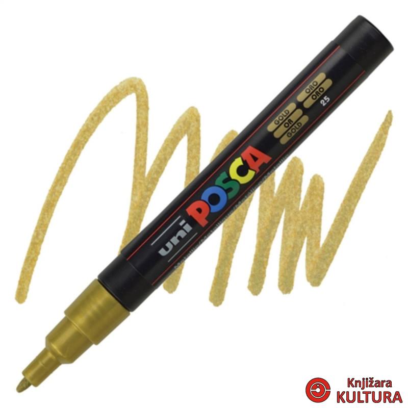MARKER UNI PC-3M POSCA ZLATNI 