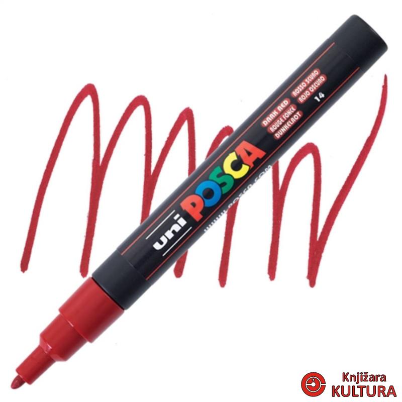 MARKER UNI PC-3M POSCA TAMNO CRVENI 
