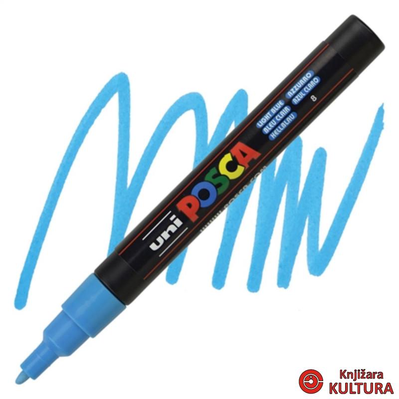 MARKER UNI PC-3M POSCA SVIJETLO PLAVI 