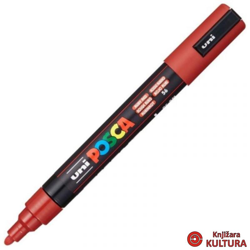 MARKER UNI PC-5M POSCA RUBIN CRVENI 