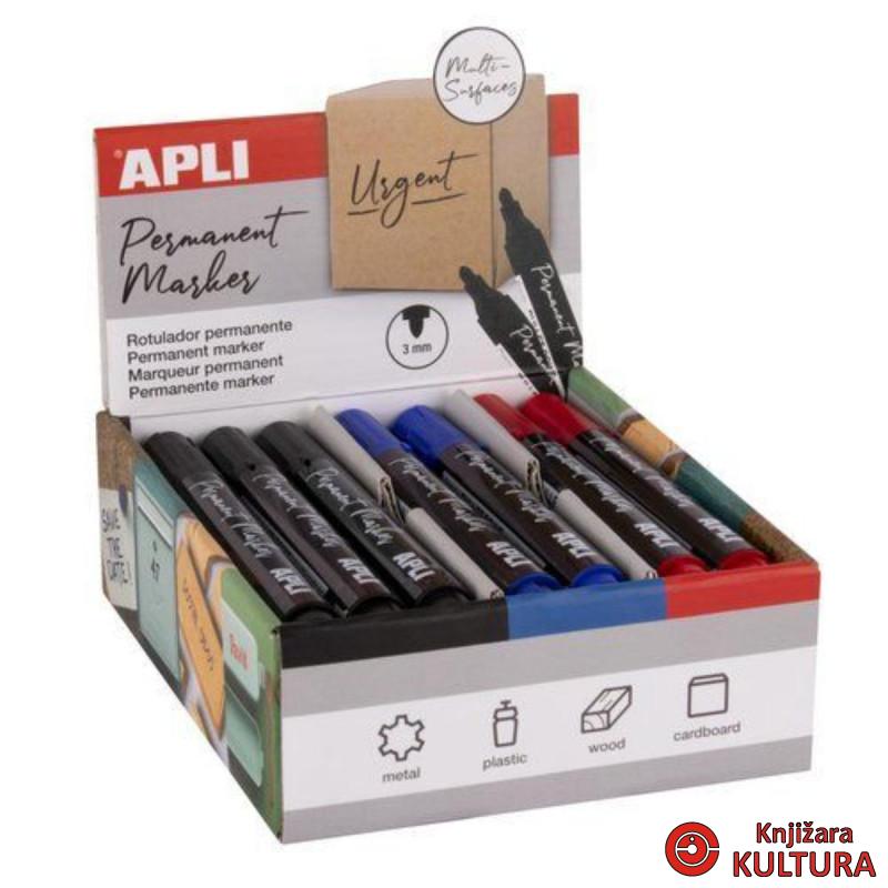 MARKER PERMANENT BULLET TIP COL 21U 