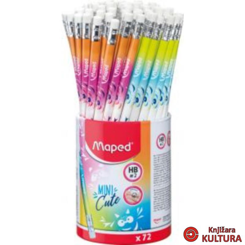 GRAF.OLOVKA SA GUMICOM HB MINI CUTE MAPED 