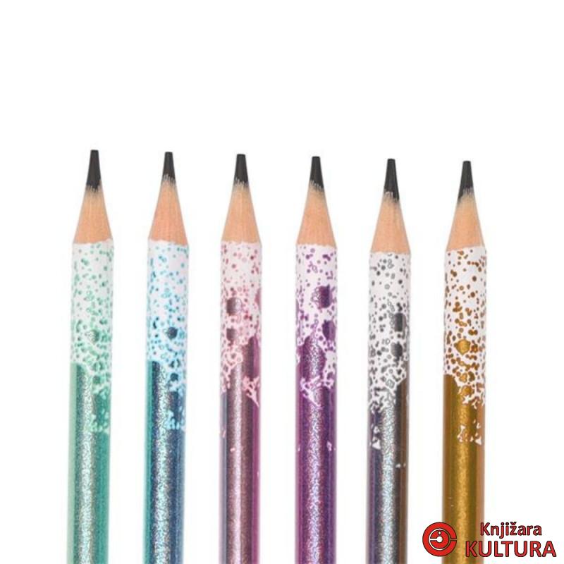 GRAFITNA OLOVKA MAPED GLITTER S GUMICOM 