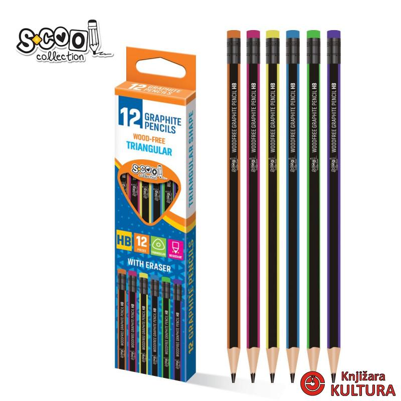 GRAFITNA OLOVKA HB COLOR BOX 12PCS WOOD FREE 