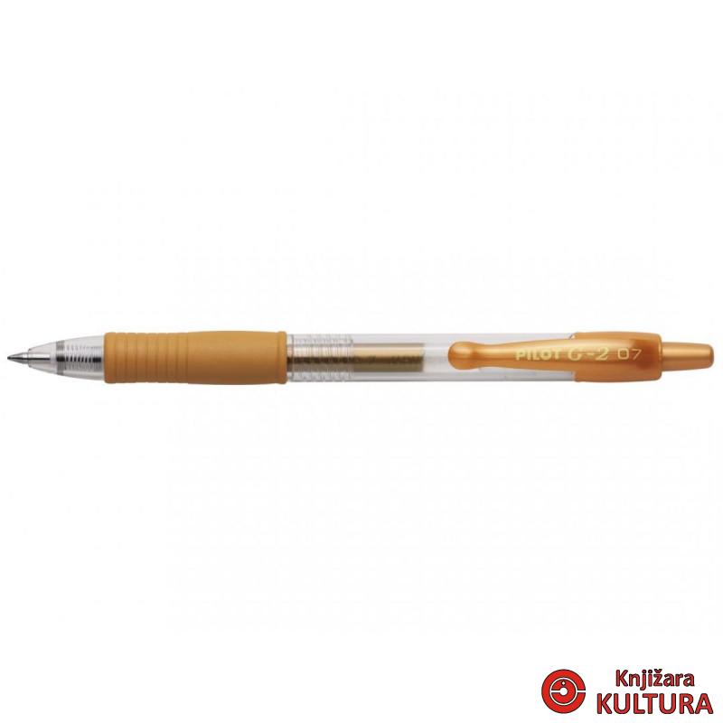 ROLER PILOT G2 07 METALIC ZLATNA 